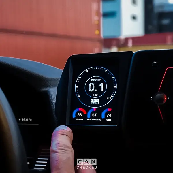 CANchecked Daten-Display für Toyota Supra GR A90/A91 Tuning