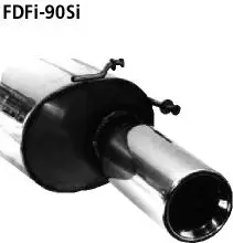 Bastuck Sportauspuff für Mazda 121 (96-03) (JASM/JBSM) 1x90mm, gerade