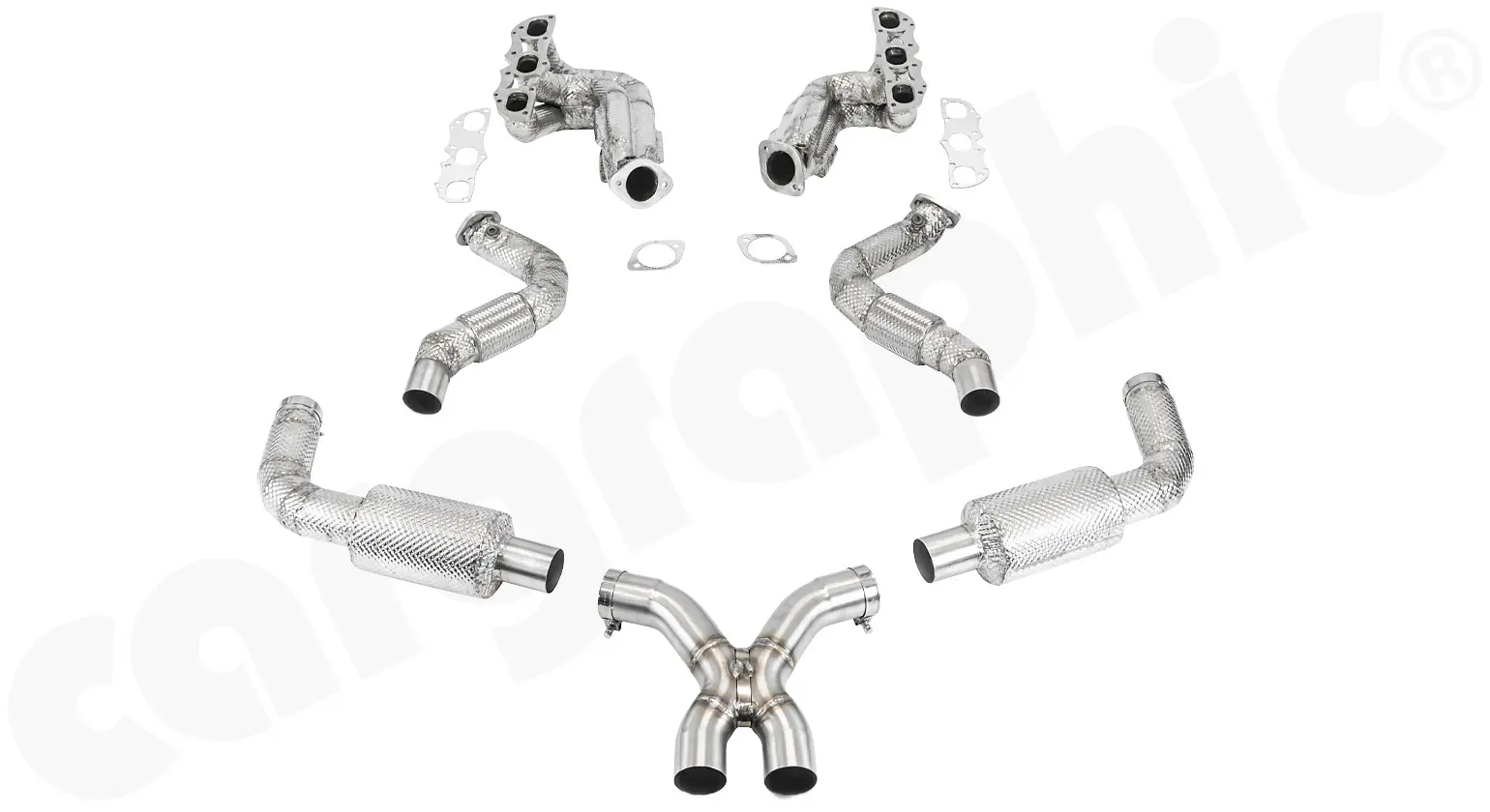 CARGRAPHIC Motorsport Abgasanlage für Porsche 981 Tuning