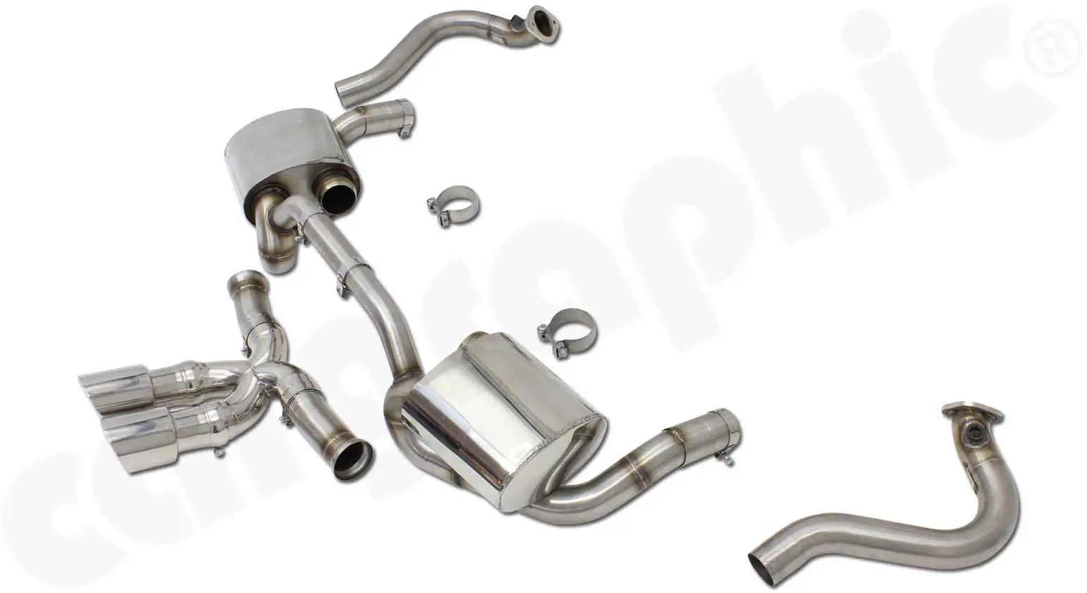 CARGRAPHIC CUP-X Endschalldämpfer für Porsche 981 Anleitung