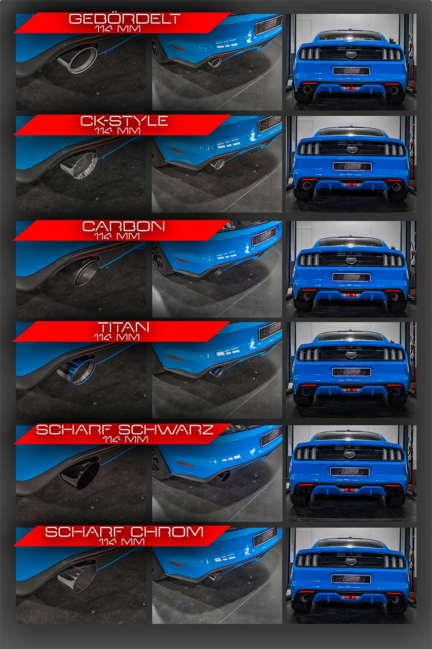 EGO-X Bull-X Abgasanlage für Ford Mustang VI Bild