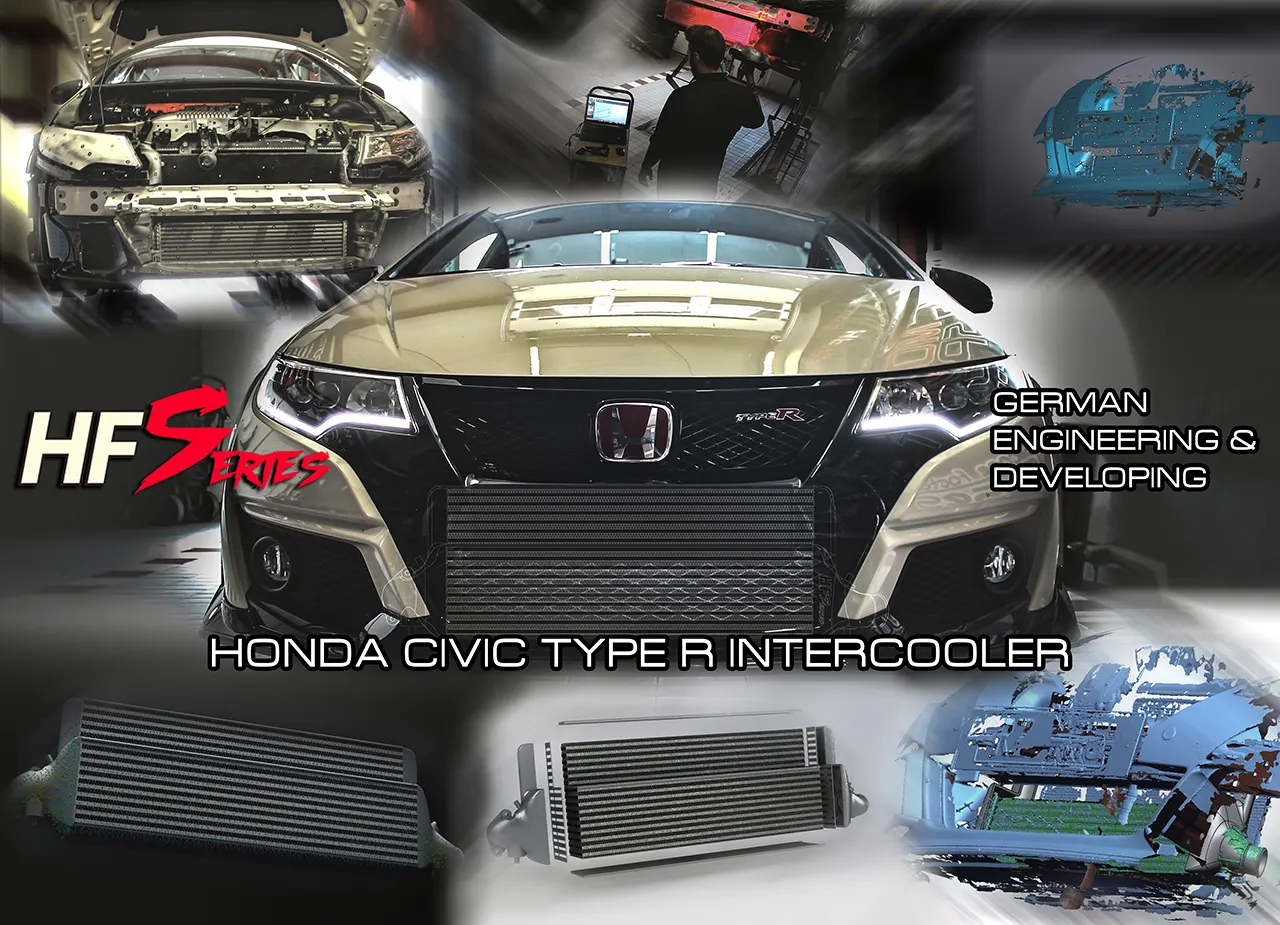 HF-Series Ladeluftkühler Honda Civic FK2 310PS Tuning