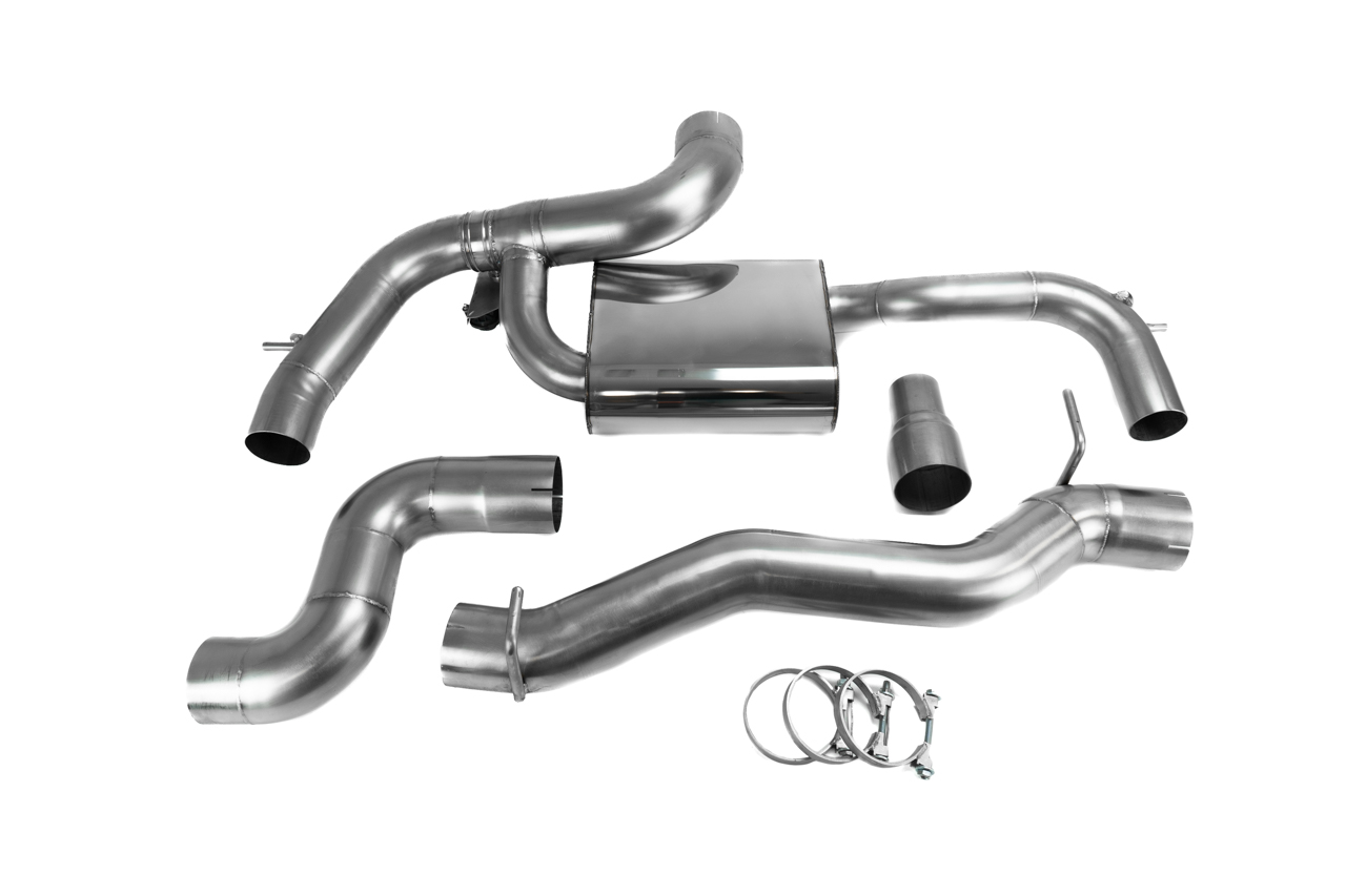 EGO-X Abgasanlage 3,5 Zoll für VW Golf 8 R 320PS
