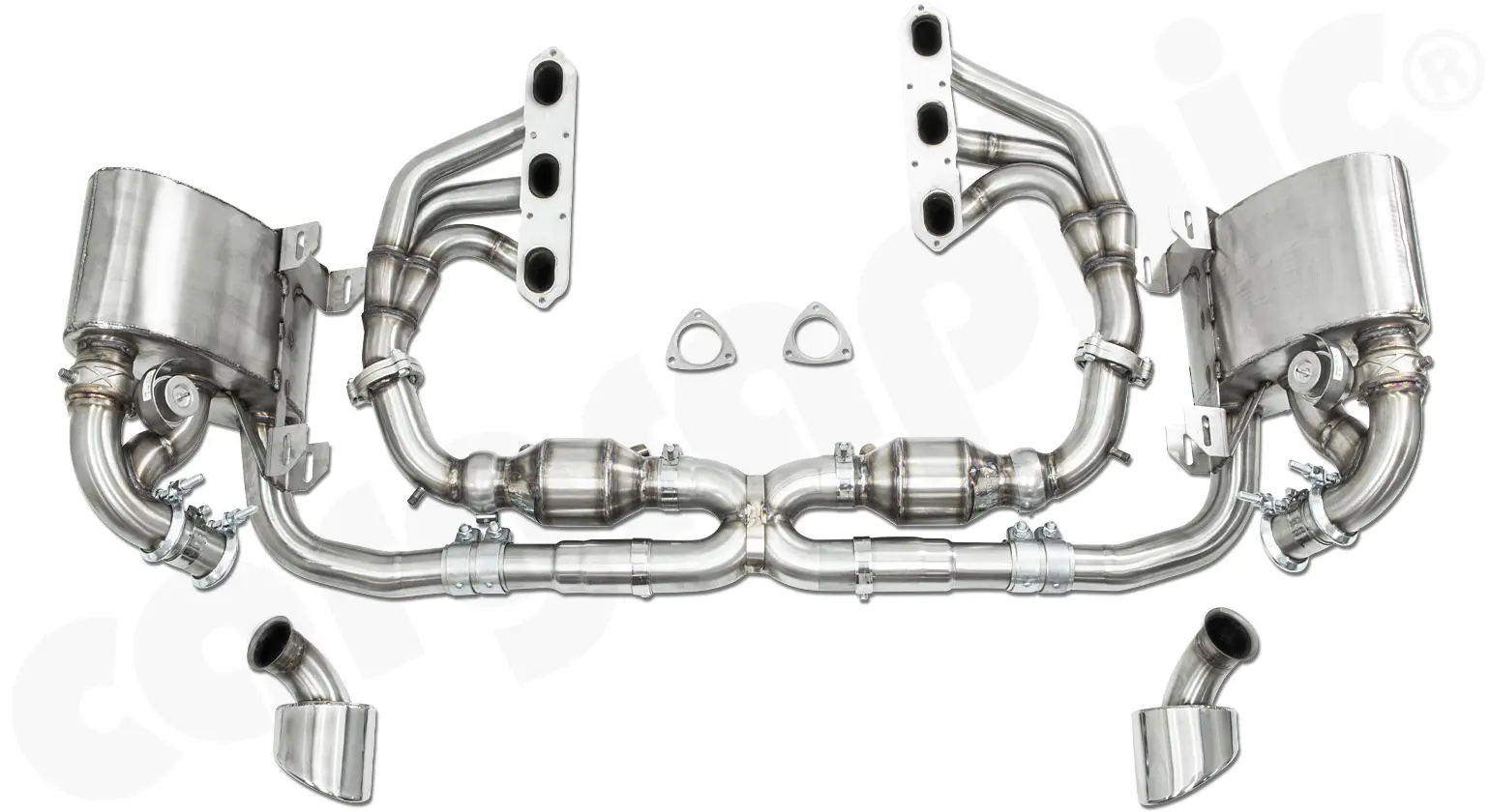 CARGRAPHIC Sportauspuff für Porsche 996 Carrera 