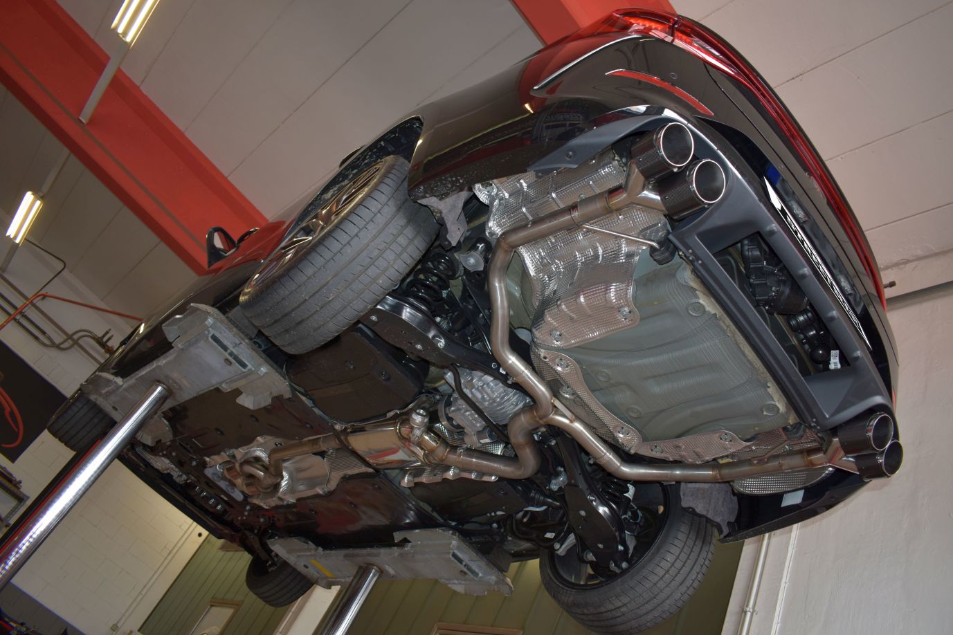 StreetBeast 76mm Duplex-Anlage für Seat Leon Cupra 