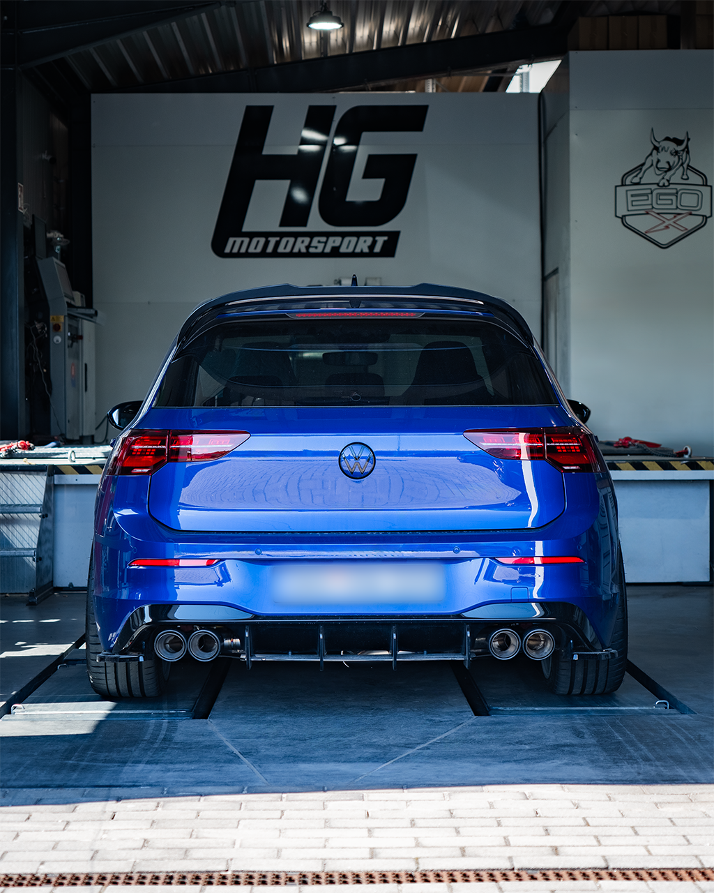 EGO-X Abgasanlage 3,5 Zoll für VW Golf 8 R Tuning Anleitung