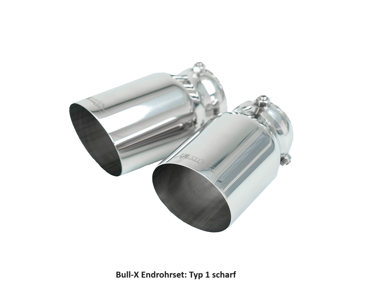 Bull-X ECE Endschalldämpfer R32 Look für Golf 5/6