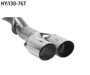 Bastuck Sportauspuff für Hyundai i30 Typ FD 2x76mm, 20° schräg geschnitten Bastuck Sportauspuff Hyundai i30 Kombi 2x76mm kaufen