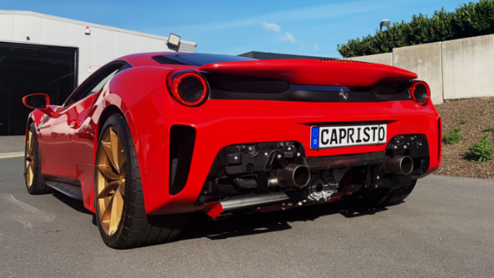 Capristo Endrohre eloxiert für Ferrari 488 Pista kaufen