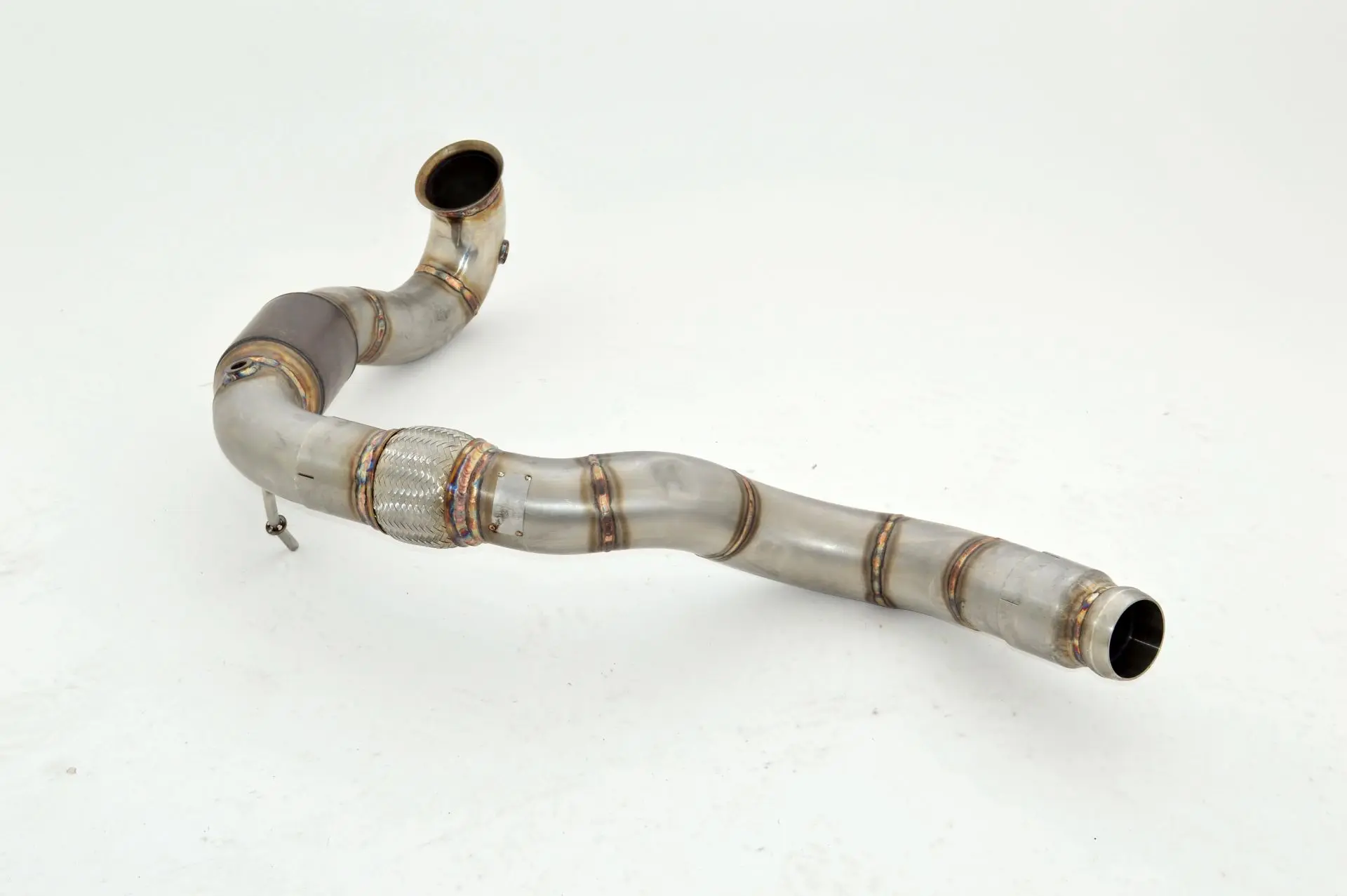 Friedrich Motorsport 90mm Downpipe mit 200 Zellen Sport-Kat. Edelstahl