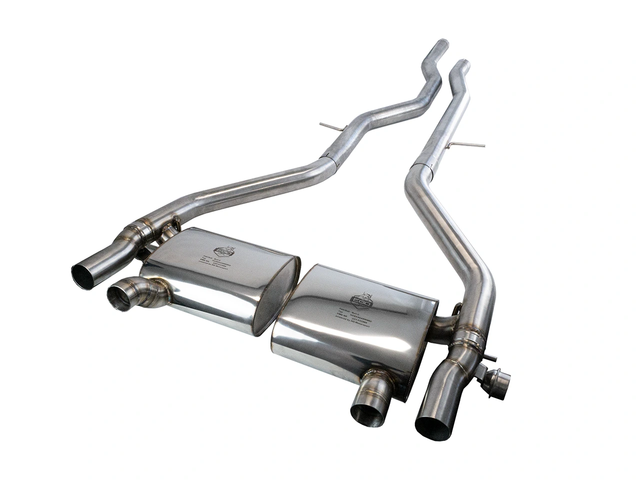  EGO-X Abgasanlage 2,75" BMW M3 F80, M4 F82 inkl. Competition 431/450PS (mit ECE*) 