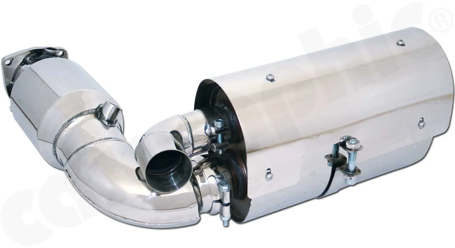 CARGRAPHIC Sportabgasanlage für Porsche 997 Turbo 