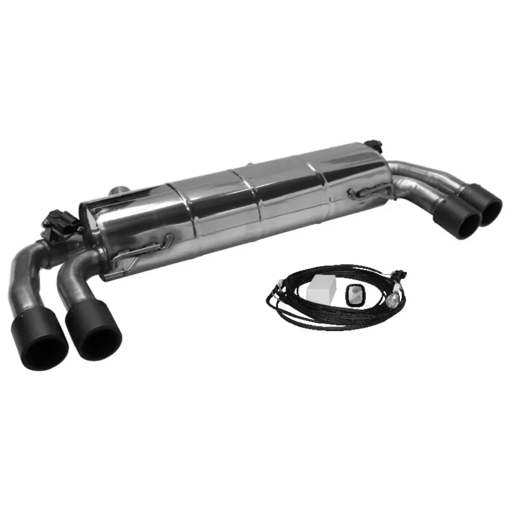 Bastuck Sportauspuff für BMW 320i Typ G21 (Touring) 2x 2x90mm Carbon, Race-Look
