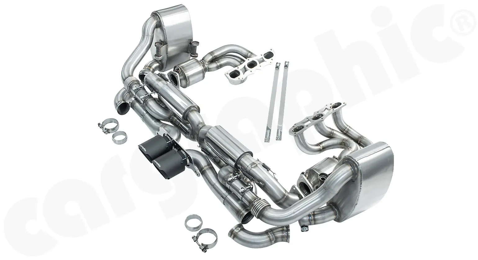 CARGRAPHIC Sportauspuff GT3 Look für Porsche 991 