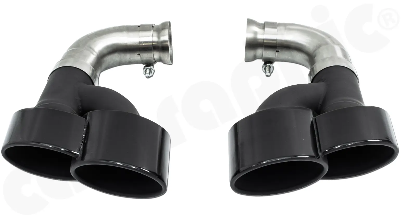 CARGRAPHIC Doppelendrohre für Porsche Cayenne 