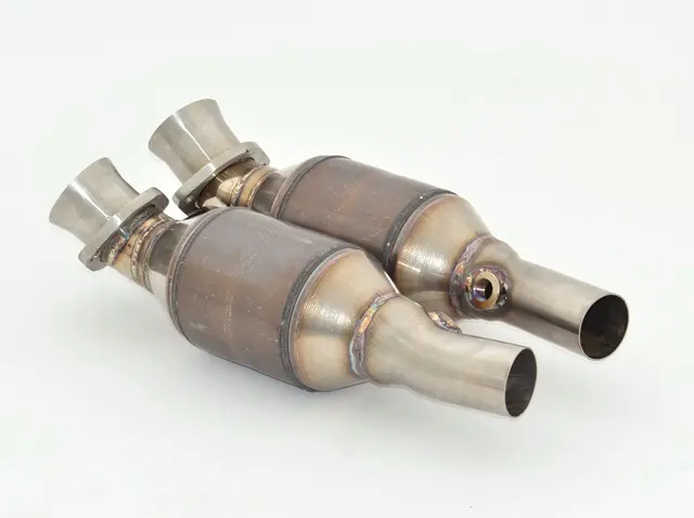 Friedrich Motorsport 2x55mm 200 Zellen Sport-Kat. Edelstahl