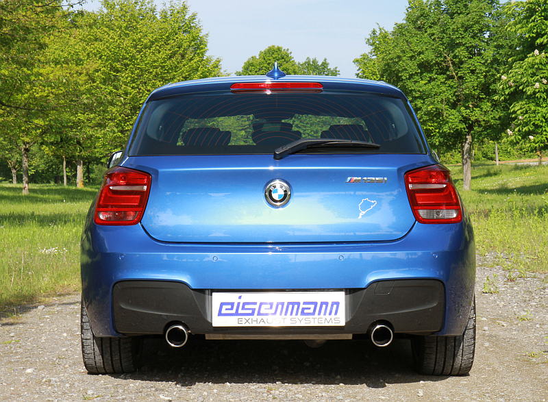 Eisenmann Sportauspuff für BMW 1er F20 F21 2x76mm Benziner M135i EG-Genehmigung
