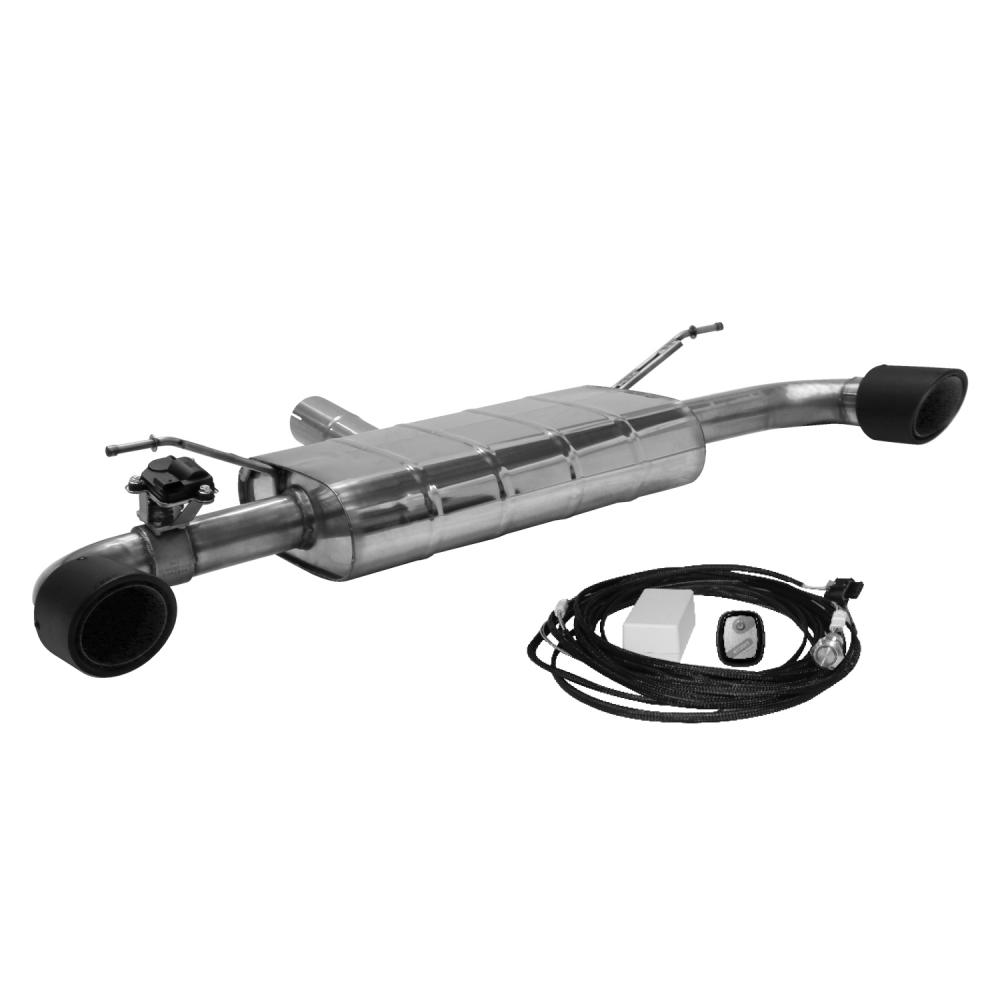 Bastuck Sportauspuff für Ford Focus IV Typ DEH (Schrägheck) mit Klappensteuerung 2x 1x100mm, 30° schräg geschnitten Race-Look Carbon Bastuck Sportauspuff Ford Focus IV DEH Carbon-Look kaufen