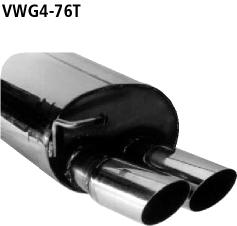 Bastuck Sportauspuff für Seat Leon Typ 1M für Fahrzeuge ohne originalen Heckschürzenausschnitt 2x76mm, 20° schräg geschnitten Bastuck Sportauspuff Audi A3 8L 2x76mm schräg kaufen