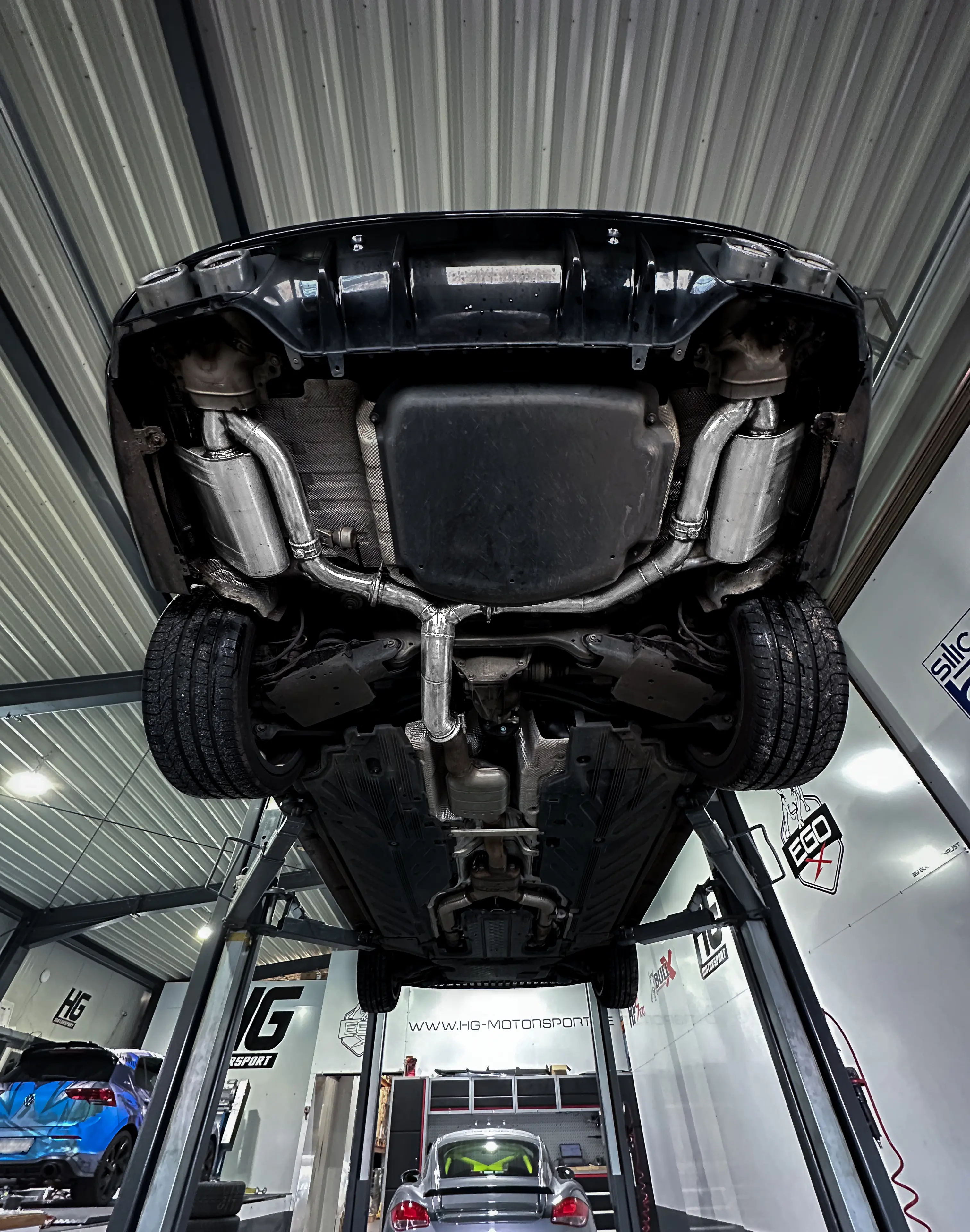 EGO-X Abgasanlage 3,5 Zoll für Mercedes C43 W205 kaufen