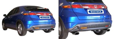 Bastuck Sportauspuff Honda Civic 8 FK Top QualitätBild