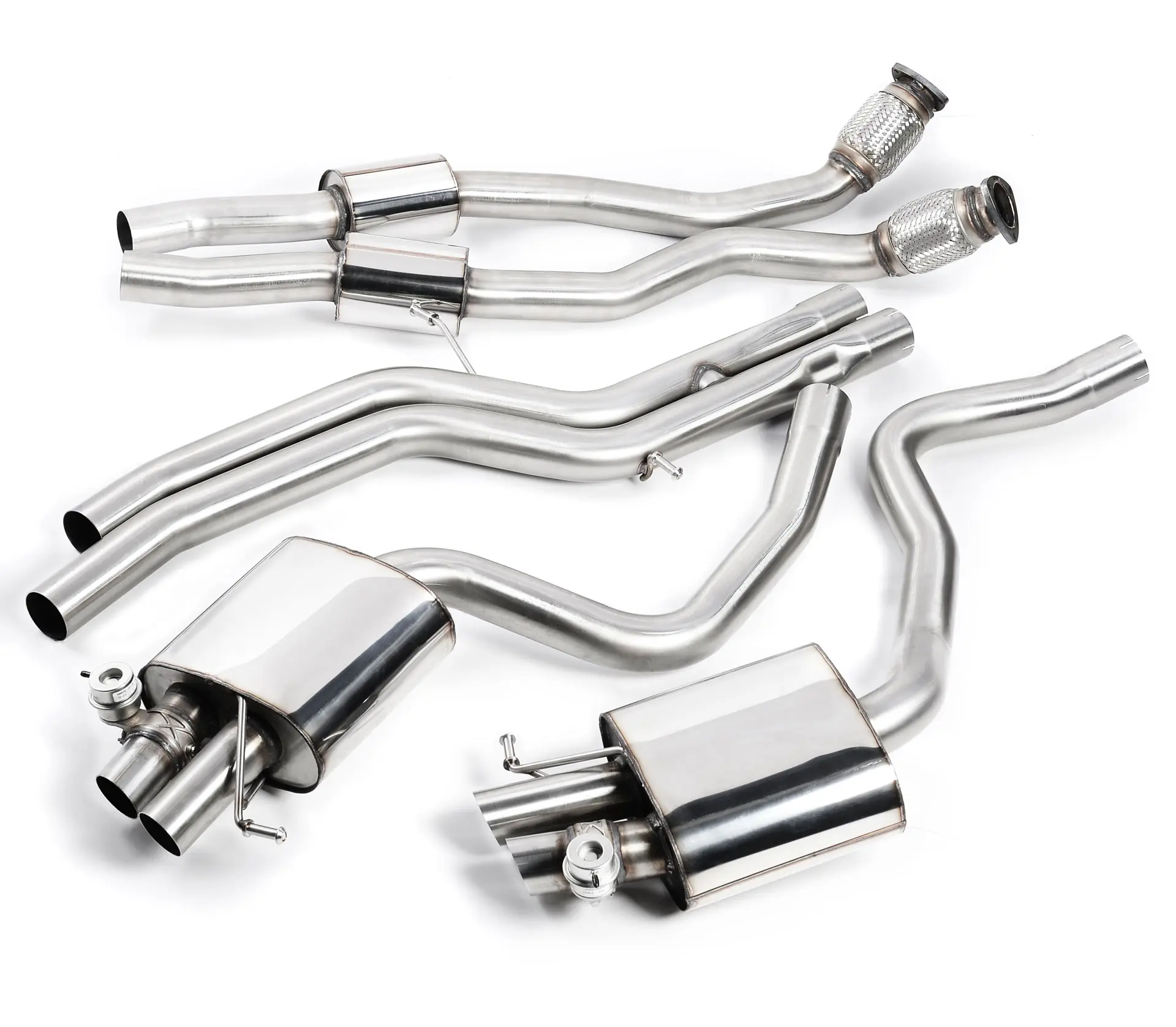 Milltek Komplettanlage (non-resonated) für Audi RS4 B8