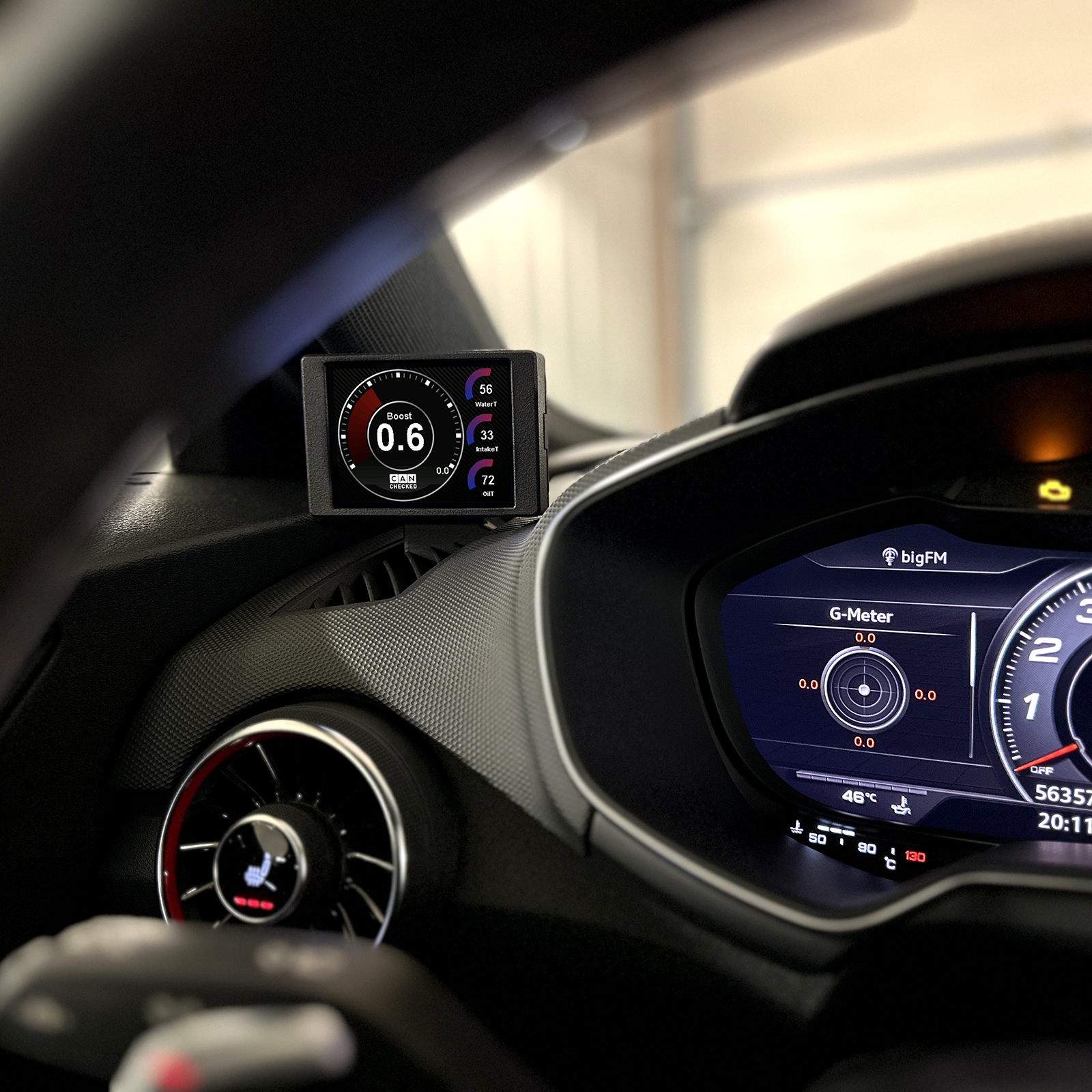 CANchecked MFD32 Gen2 Display für Audi TT 8S Tuning