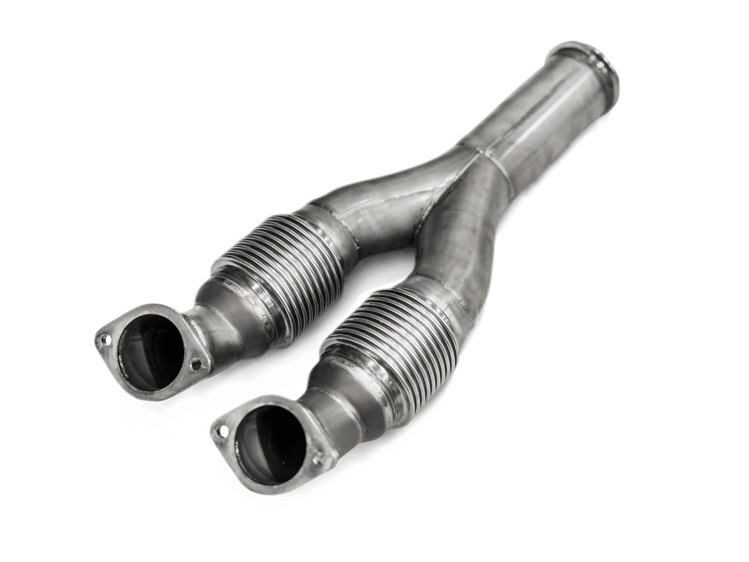 Akrapovic Link pipe (SS) for aftermarket turbochargers für Nissan GTR R35
