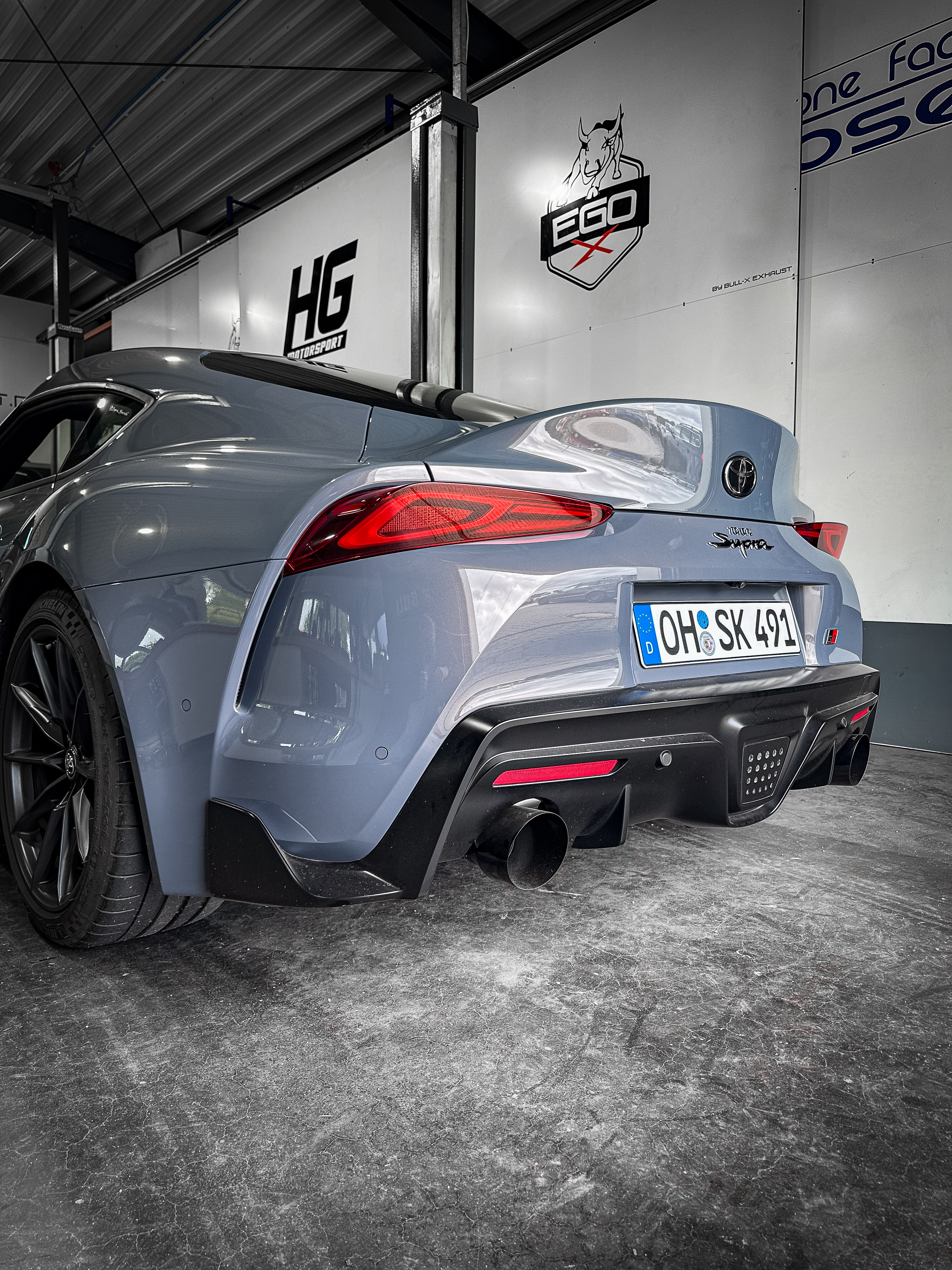 EGO-X Abgasanlage 3,5 Zoll für Toyota Supra GR Bild
