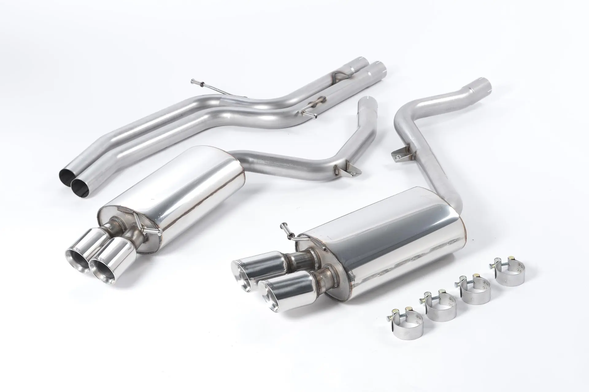 Milltek Komplettanlage (non-resonated) für Audi S5 B8 Coupé (Handschalter)