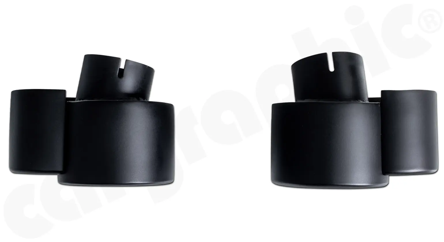 CARGRAPHIC Doppel-Endrohrsatz für Porsche 996 Turbo Foto