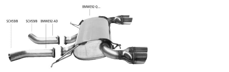 Bastuck Sportauspuff BMW 335d E90 Top Qualität