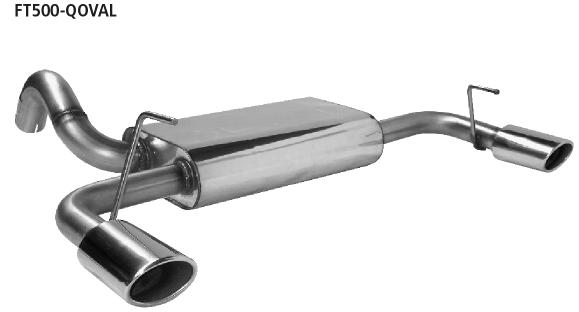 Bastuck Sportauspuff für Fiat 500 Cabrio Typ 312 2x 1x110x70mm, oval Bastuck Sportauspuff Fiat 500 Cabrio Typ 312 kaufen