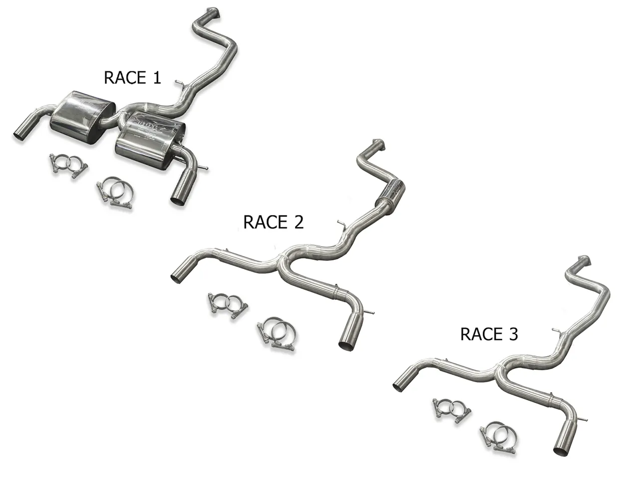 Bull-X Abgasanlage 3in Y-Style für Ford Focus RS/ST kaufen