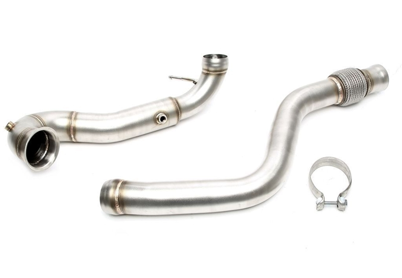 TA Technix Downpipe ohne Katalysator mit Flexrohr passend für Mercedes Benz CLA-​Klasse Coupe C117, CLA Shooting Brake X117, C45 AMG TA Technix Downpipe für Mercedes CLA C117/X117 kaufen
