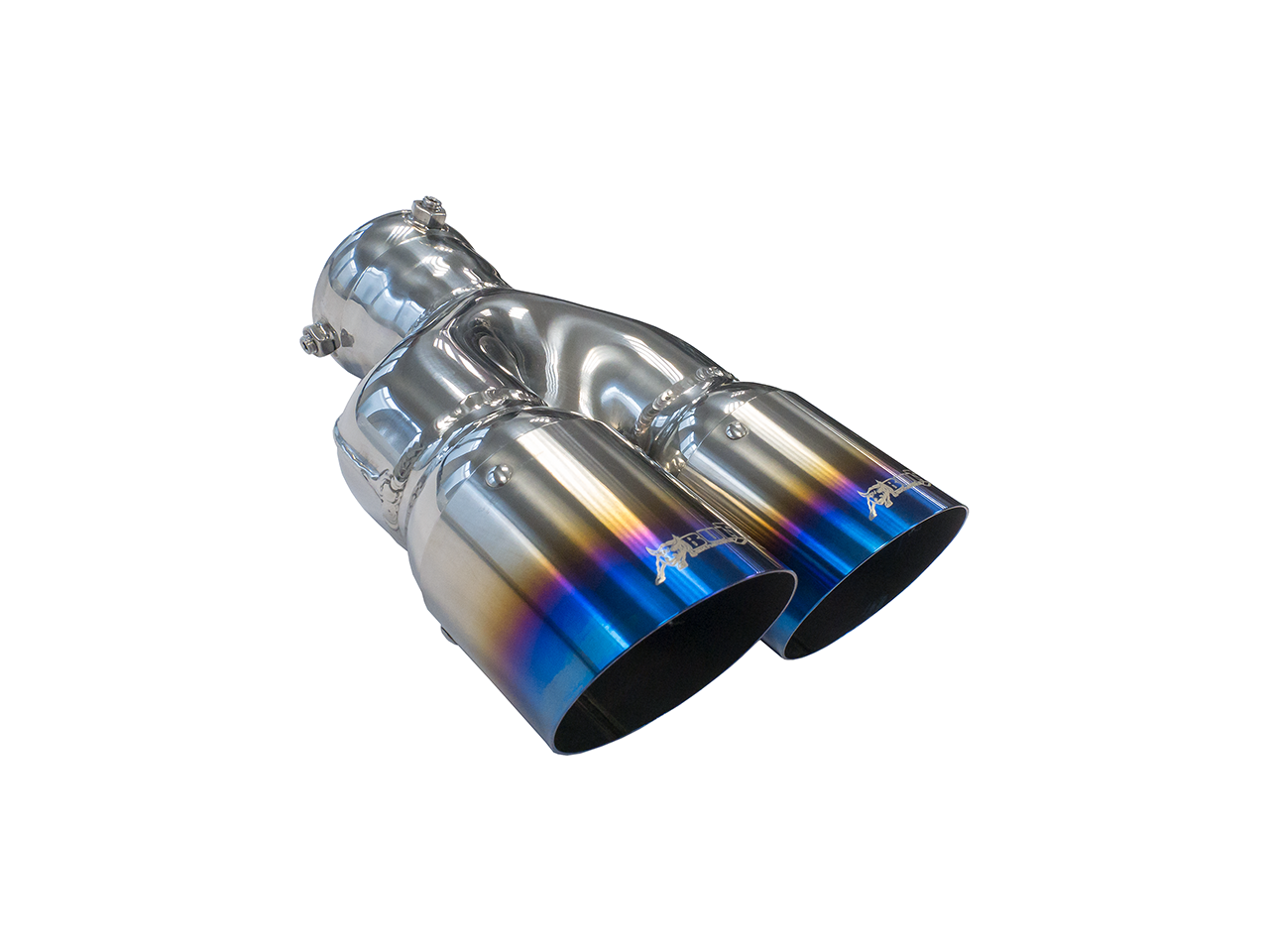 Bull-X Endrohr Y-Style: Typ 17 gerade scharf Titan 2x76mm