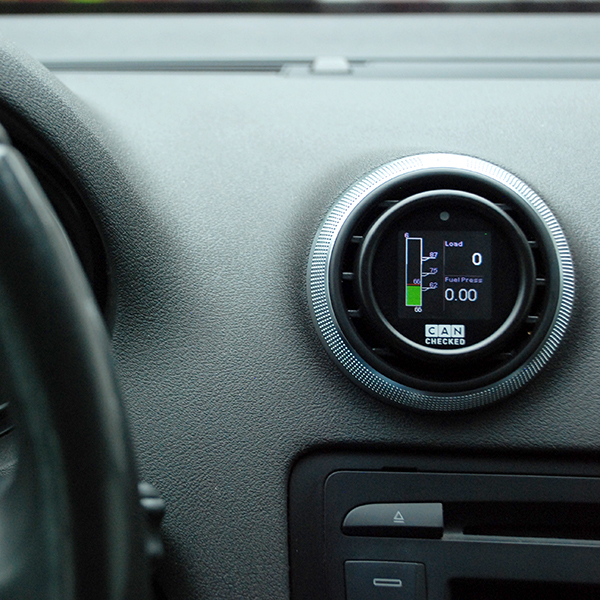 CANchecked Daten-Display Audi A3 8P TT 8J MFD15 Gen2 Bild