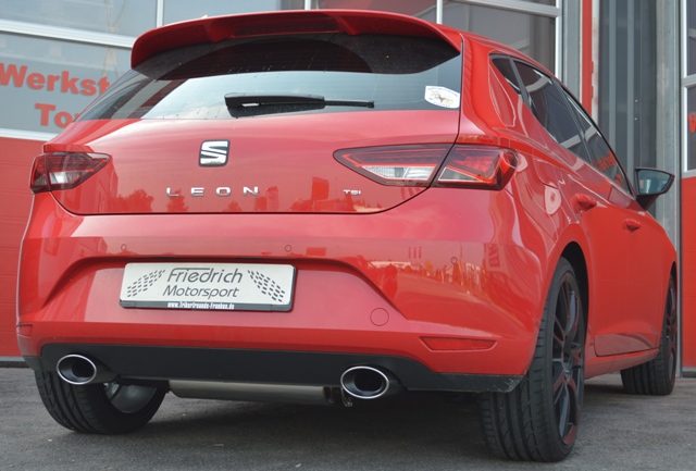 Friedrich Motorsport Duplex Endschalldämpfer Seat Leon Foto