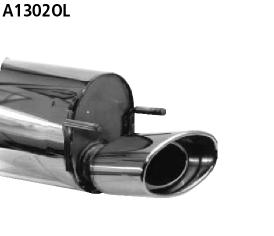 Bastuck Sportauspuff Opel Tigra A 153x95mm oval kaufen