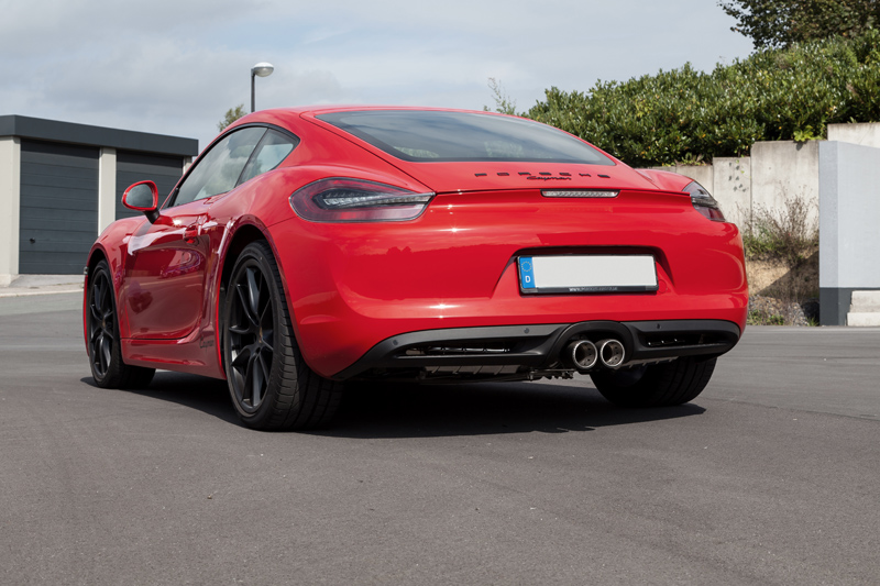 Capristo Endschalldämpfer für Porsche 981