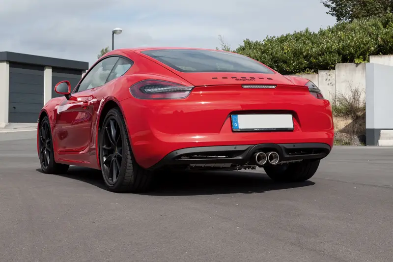 Capristo Endschalldämpfer für Porsche 981 