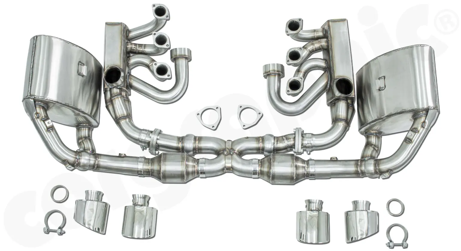 CARGRAPHIC Sportauspuff für Porsche 993 Carrera 