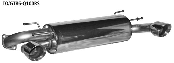 Bastuck Sportauspuff für Subaru BRZ 2x 1x100mm, 30° schräg geschnitten Race-Look Bastuck Sportauspuff Subaru BRZ 2x 1x100mm Race-Look kaufen