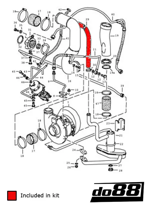 do88 Porsche 930 Turbo Ölschläuche Tuningteile Anleitung