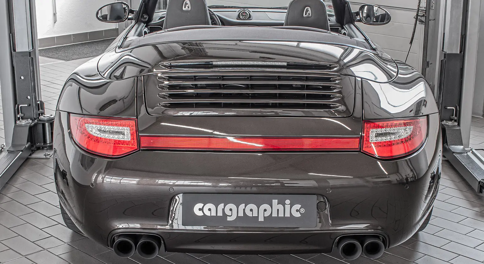 CARGRAPHIC Sport Endrohre für Porsche 997 Carrera Bild