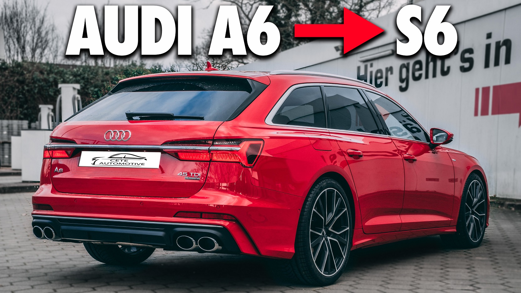CETE Audi S6 Look - Duplex Umbaukit für Audi A6 4K C8