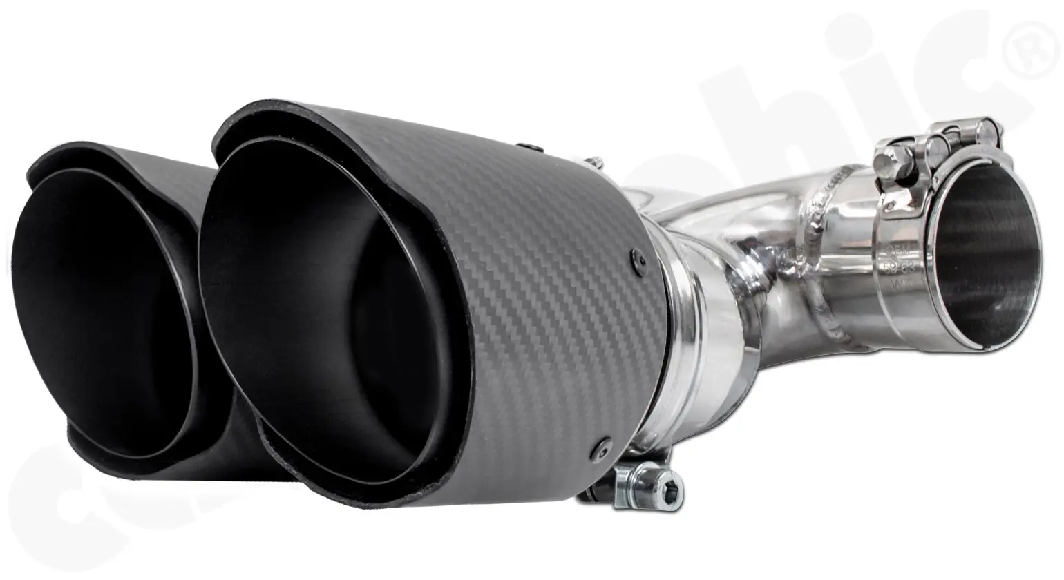 CARGRAPHIC Sport Endrohr für Porsche 981 Bild