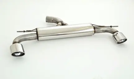 Friedrich Motorsport 76mm Duplex Sportendschalldämpfer Edelstahl 