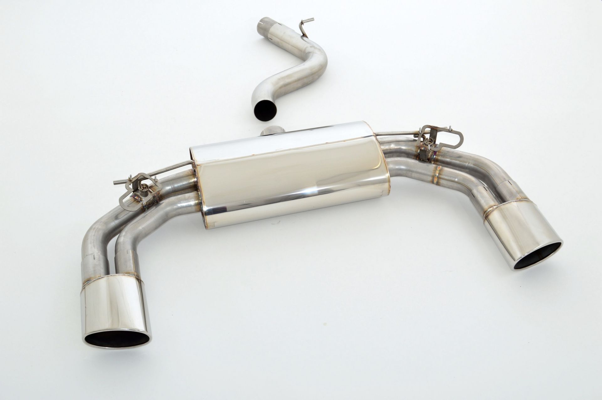 Friedrich Motorsport 76mm Duplex-Sportendschalldämpfer mit originaler Klappensteuerung