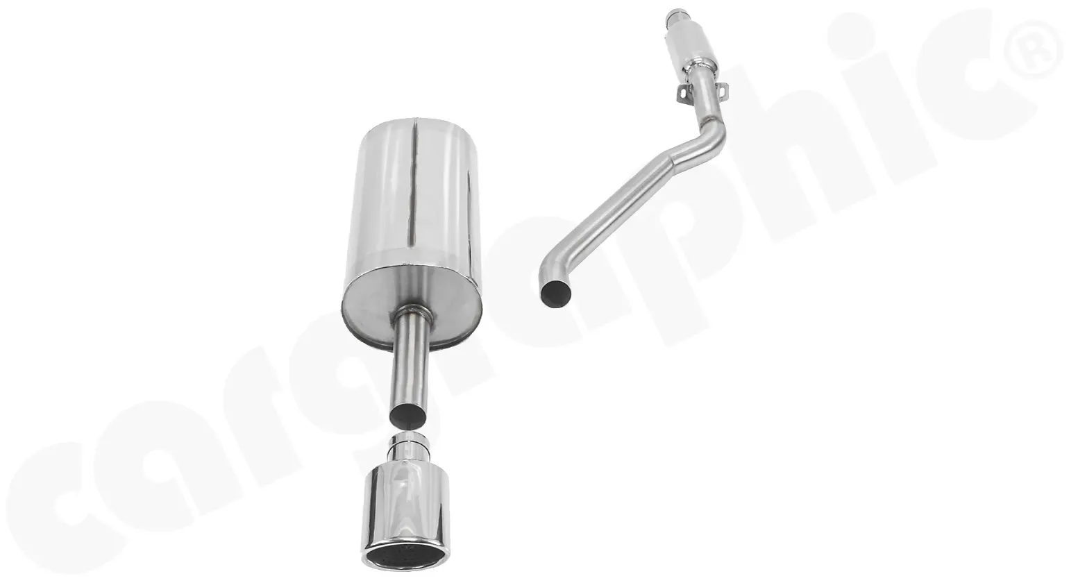 CARGRAPHIC Sport Endschalldämpfer für Porsche 924 Foto